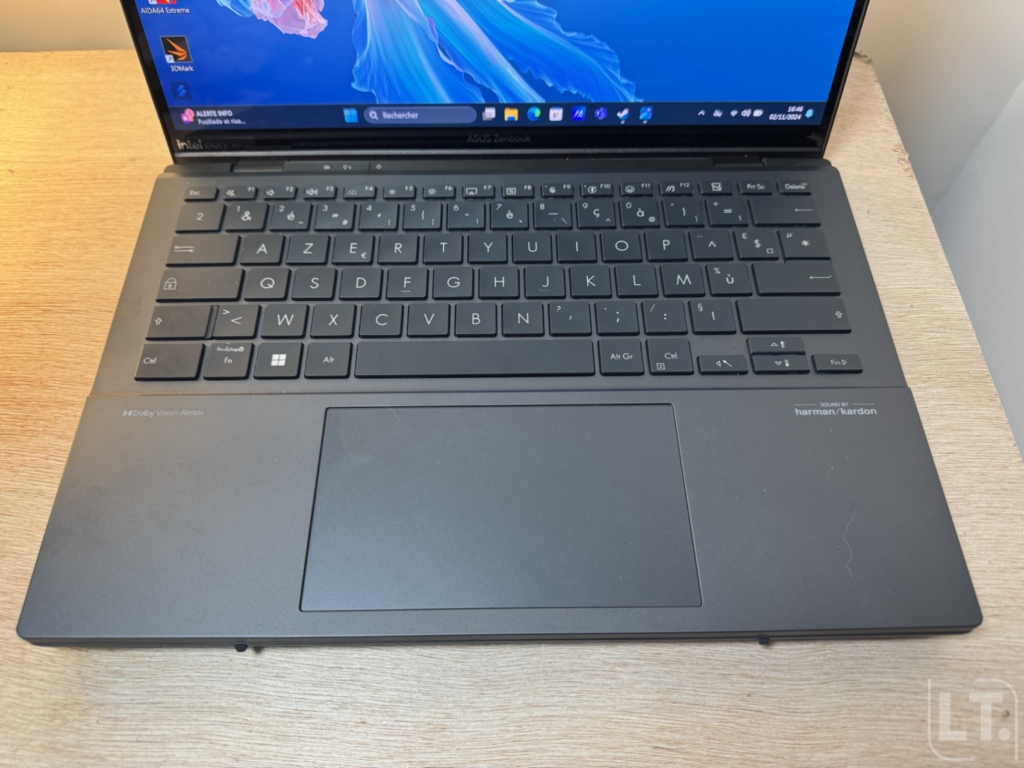 Asus Zenbook Duo - Clavier