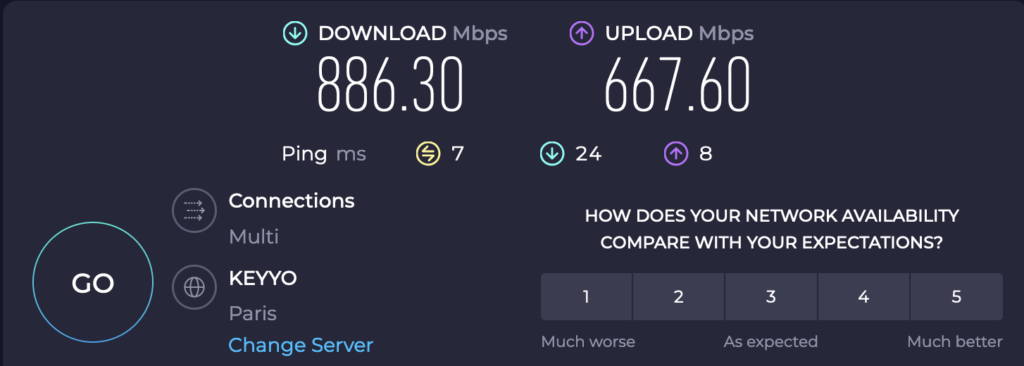 Speedtest Switch Strong SW8000M