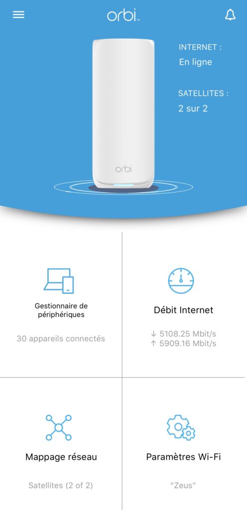 Application Orbi