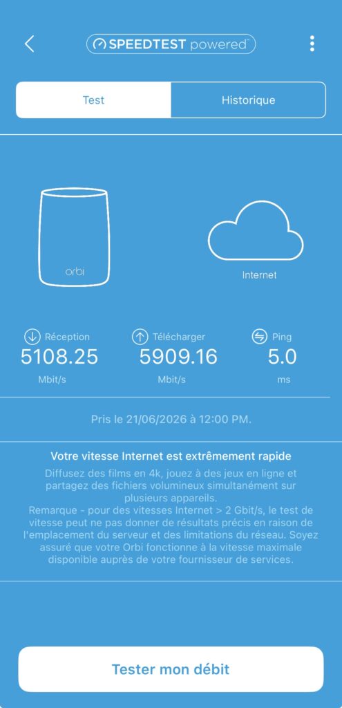 Application Orbi