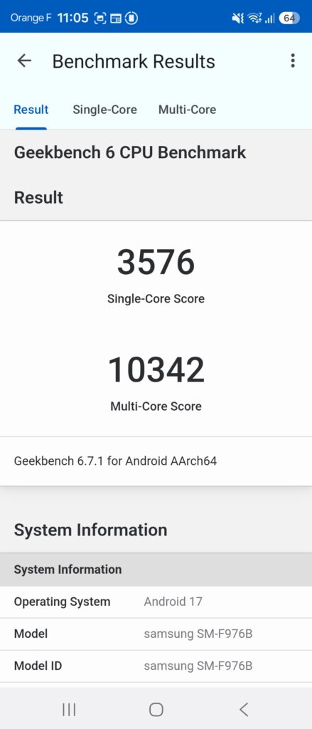 Geekbench 6 CPU
