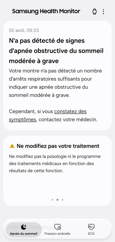 Application Samsung Health Monitor
