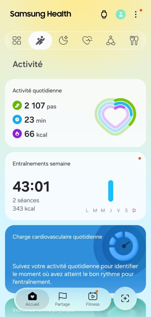 Application Samsung Health