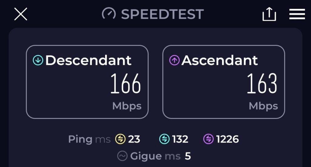 Speedtest en 6 GHz, bande reine du WiFi 7 sur un satelite