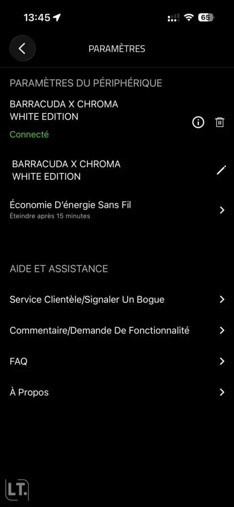 RazerBarracudaXChroma application