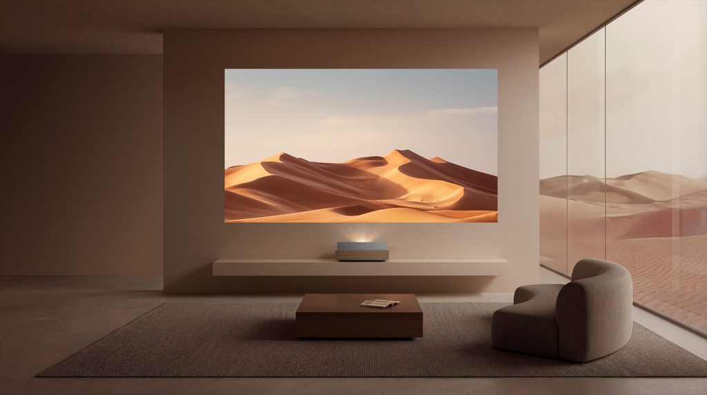 XGIMI AURA 3 : vue dans un salon