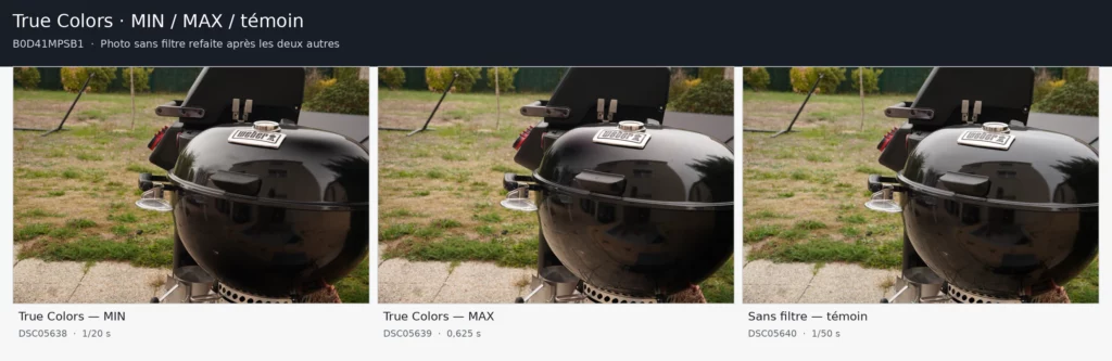 Test True Colors ND2–ND32 + CPL