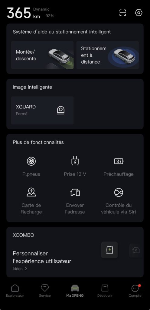 Application XPENG
