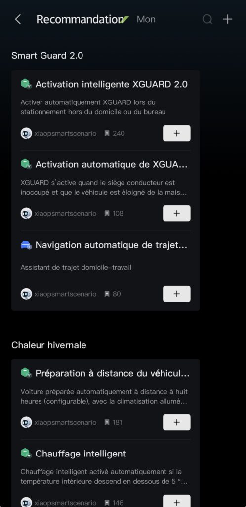 Application XPENG