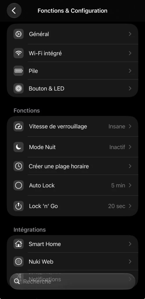 Application Nuki Smart Lock