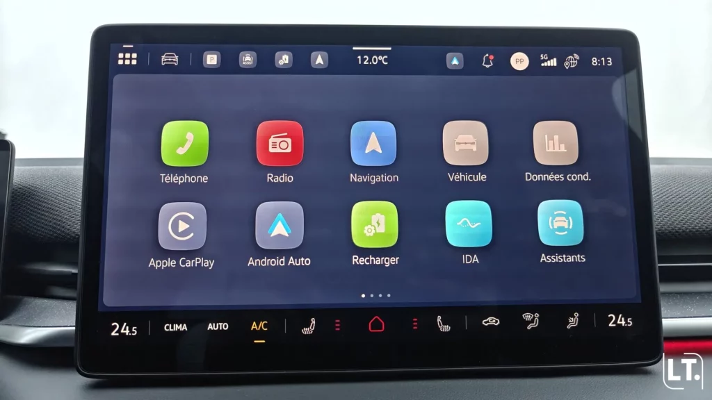 Volkswagen ID.3 Neo menu de sélection des fonctionnalités